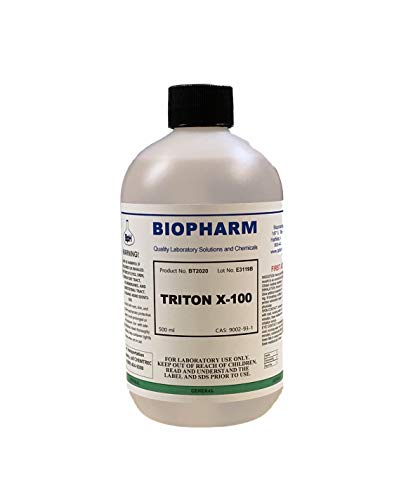 Product Cover Triton X-100 Surfactant (500 mL) | Nonionic Surfactant | Laboratory Cleaning Detergent | Not Diluted