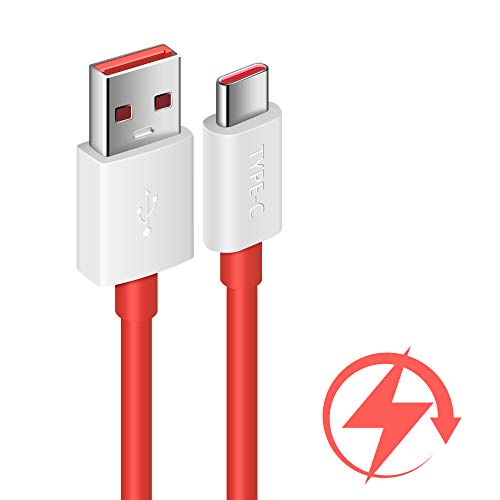 Product Cover Dash Charge Cable Replacement for OnePlus 7, COOYA 5V 4A Warp Charging Cable for OnePlus 7 Pro USB Type C Cable, 6FT Long USB C Cable Dash Charging for OnePlus 6T/ 6, OnePlus 5T/ 5, OnePlus 3/ 3T