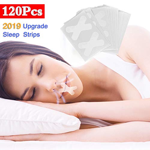 Product Cover Soplus 120 Pieces Sleep Strips Advanced Gentle Mouth Tape for Better Nose Breathing, Improved Nighttime Sleeping, Less Mouth Breathing, Instant Snoring Relief, Comfortable& Easy to Apply