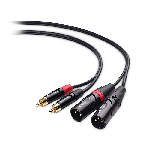 Product Cover Cable Matters Dual RCA to XLR Unbalanced Interconnect Cable / 2 RCA to XLR Male Cable - 10 Feet