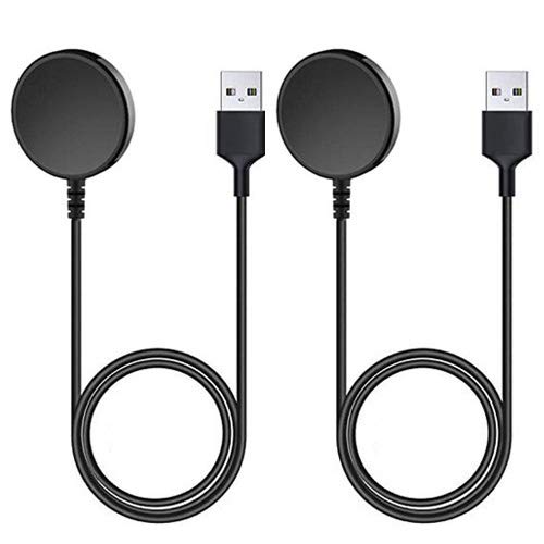 Product Cover Emilydeals for Samsung Active Watch Charger (2PCS), Replacement Charger Cable for Samsung Galaxy Watch Active SM-R500 Smart Watch (Black, 2PCS)