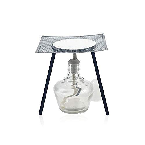 Product Cover StayMax Alcohol Lamp Set Alcohol Burner and Stand Kit Including Alcohol lamp, Tripod, pad