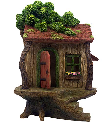 Product Cover PRETMANNS Fairy Garden House - Large Fairy Tree House with a Door That Opens - 9