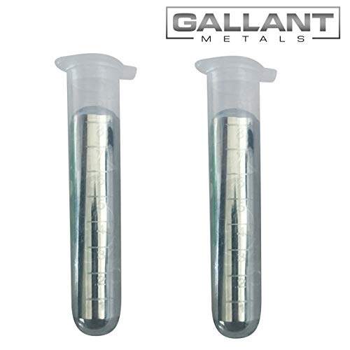 Product Cover Gallium Metal 100 Grams, 99.99% Pure Melting Gallium - 2 x 50g Vials