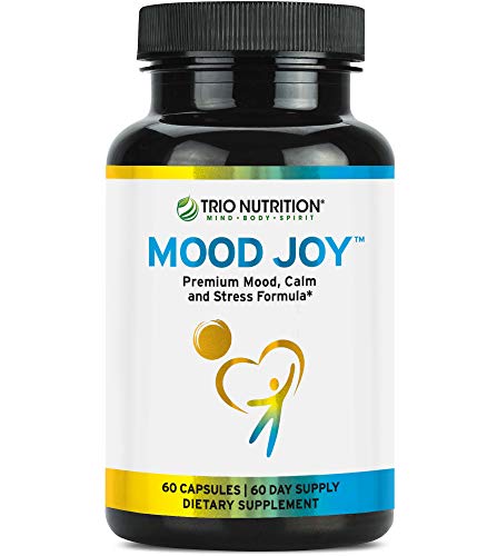 Product Cover 5-HTP Capsule with Blend of Fresh Traditional Herbs: St Johns Wort, Ashwagandha, Turmeric | Mood Joy for Mood Uplift, Calm, Sleep & Stress Support to Improve Mental & Emotional Wellbeing - Happiness*