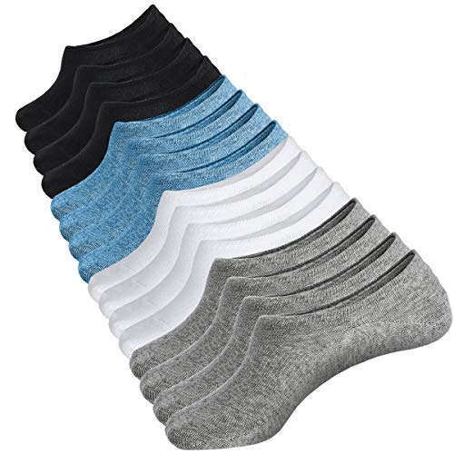 Product Cover No Show Casual Socks 8 Pairs -CDK Low Cut Non Slip Super Comfy Socks