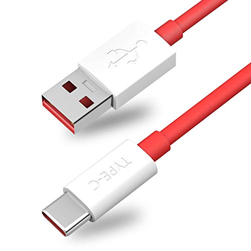 Product Cover TITACUTE for OnePlus 7 Charging Cable, Warp Charge Type-C Cable 6FT 5V 4A Fast Charge Data Cable Dash Cable Charging Rapidly for OnePlus 7 Pro/ 7T, OnePlus 6T/ 6, OnePlus 5T/ 5, OnePlus 3T/ 3