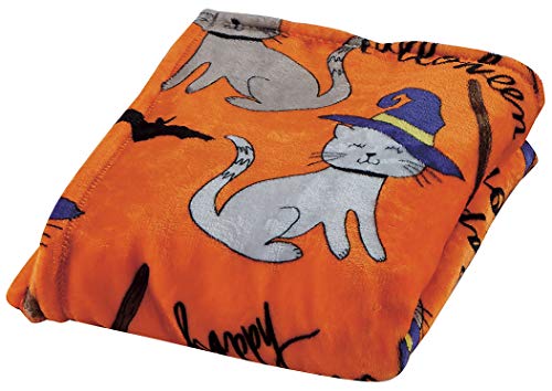 Product Cover Décor&More Happy Halloween Microplush Throw Blanket (50