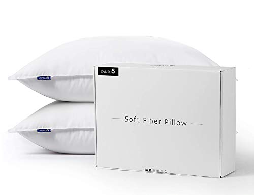 Product Cover Soft Pillows for Sleeping (2-Pack) for Side and Back Sleeper，CANSU5 Luxury BedPillows for Home & Hotel - Queen