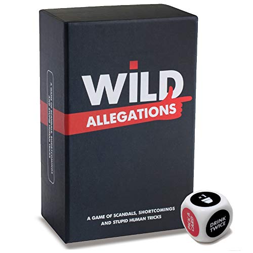 Product Cover Wild Allegations Drinking Games for Adults, Fun Adult Game for Drunk Large Groups, Party Card Game