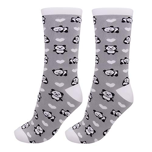 Product Cover Kawaii Socks Womens Cute Funny Socks Casual Cotton Crew Animal Panda Socks
