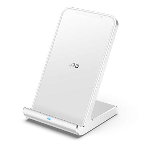 Product Cover Vebach Fast Wireless Charger Aluminum Frame,Merak1 USB C Qi Certified Wireless Charging Stand,7.5W for iPhone 11/11 Pro/11 Pro Max/XS Max/XR/XS/X/8Plus,10W for Galaxy S10/S10Plus/S10E/S9/S8
