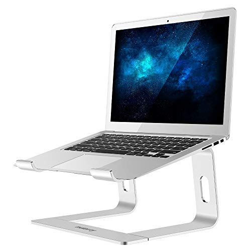 Product Cover Nulaxy Laptop Stand, Ergonomic Aluminum Laptop Computer Stand, Detachable Laptop Riser Notebook Holder Stand Compatible with MacBook Air Pro, Dell XPS, HP, Lenovo More 10-15.6