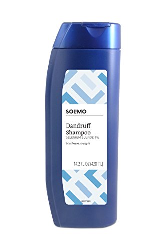 Product Cover Amazon Brand - Solimo Advanced Solution Dandruff & Seborrheic Dermatitis Shampoo, Maximum Strength, 14.2 Fluid Ounce