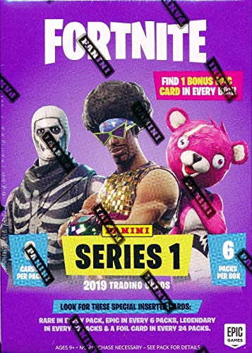 Product Cover 2019 Panini FORTNITE Trading Cards EXCLUSIVE Factory Sealed Blaster Box with 36 Cards with BONUS EPIC CARD! Look for Holofoil Parallels of Uncommon, Rare, Epic & Legendary Cards! Brand New! WOWZZER
