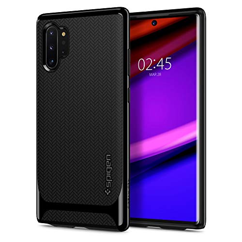 Product Cover Spigen Neo Hybrid Case Designed for Samsung Galaxy Note 10 Plus - Shiny Black