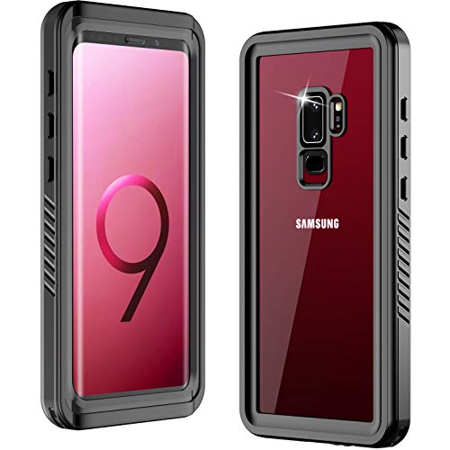 Product Cover Temdan Samsung Galaxy S9 Plus Case 6.2 inch,2019 Designed 360 Full-Body Built in Screen Protector Real Heavy Duty Rugged Shockproof Dustproof Case Support Wireless Charging for Samsung Galaxy S9 Plus