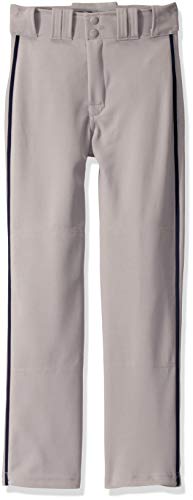 Product Cover EASTON RIVAL 2 Baseball Softball Piped Pant | Youth | Piped | 2020 | Double Reinforced Knee | Elastic Waistband w/ 2 Color Internal Easton Logo | 2 Batting Glove Pockets | 100% Polyester