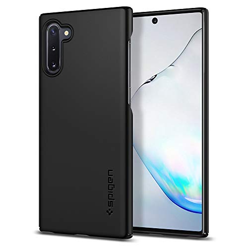Product Cover Spigen Thin Fit Case Designed for Samsung Galaxy Note 10 - Black