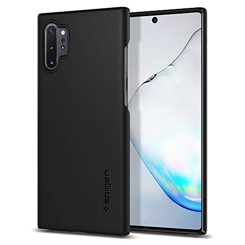 Product Cover Spigen Thin Fit Case Designed for Samsung Galaxy Note 10 Plus - Black