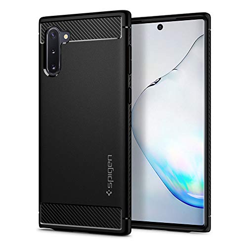 Product Cover Spigen Rugged Armor Designed for Samsung Galaxy Note 10 Case (2019) - Matte Black