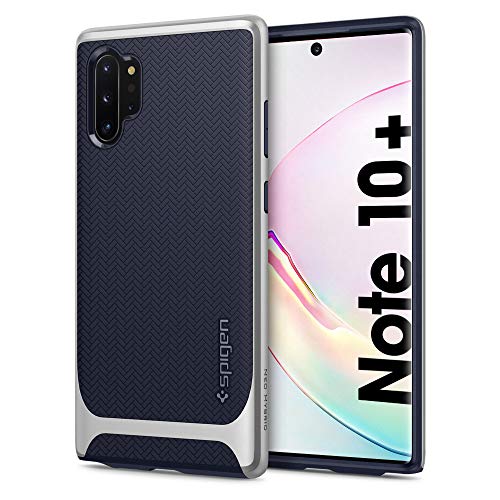 Product Cover Spigen Neo Hybrid Case Designed for Samsung Galaxy Note 10 Plus - Arctic Silver