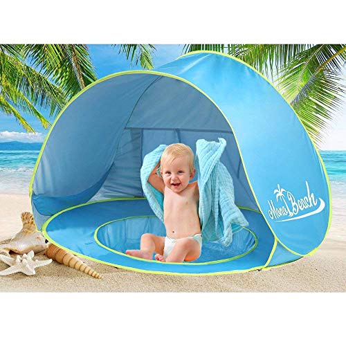 Product Cover Baby Beach Tent Toddlers Pool Tents Pop Up Portable Toys Sun shelter UV Protection Shade for Infant with Carry Bag
