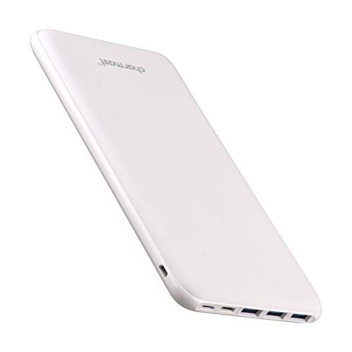 Product Cover Portable Charger Power Bank【26800mAh】 Charmast High Capacity External Battery Pack with 4 Outputs (2.4A 3A) Ultra-Compact Li-Polymer Battery Charger Compatible with MacBook iPhone Smart Devices-White