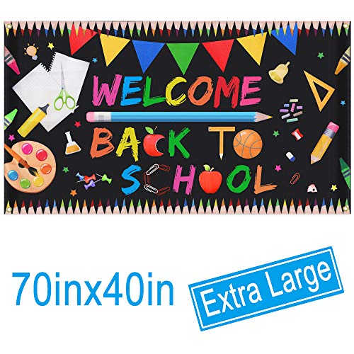 Product Cover Welcome Back To School Banner - Extra Large Fabric 70