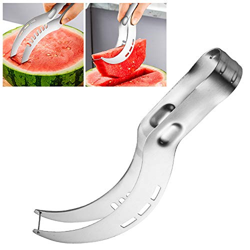 Product Cover UZOU Watermelon Slicer Smart Watermelon Slicer,Multipurpose All In One Stainless Steel Knife Melon & Fruit Carving Slice and Corer
