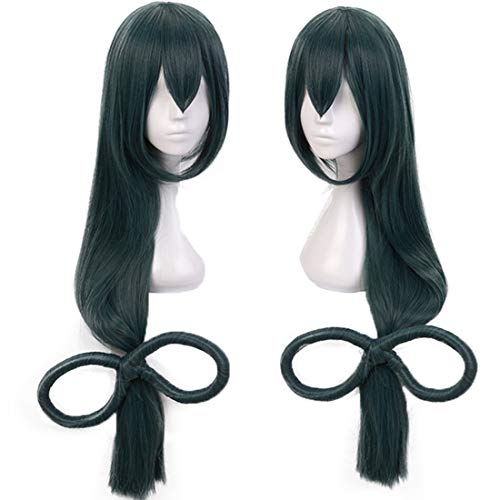 Product Cover JoneTing Long Straight Wigs for Women Dark Green Wigs for Girls Synthetic Hair Wigs with 34 inches