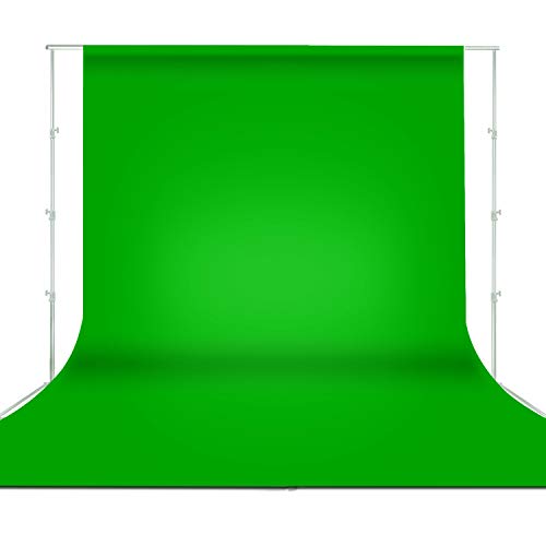 Product Cover Limo Studio 5 x 10 ft. Green Chromakey Muslin Backdrop Background Screen for Photo Video Studio, AGG2904