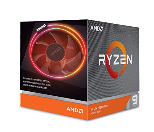Product Cover AMD Ryzen 9 3900X 12-core, 24-Thread Unlocked Desktop Processor with Wraith Prism LED Cooler