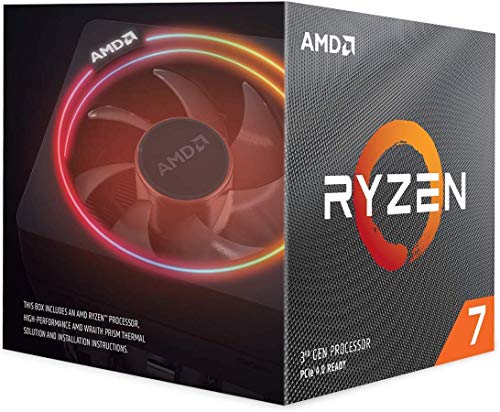 Product Cover AMD Ryzen 7 3700X Upto 4.4GHz 8 Core 16 Threads AM4 Socket 36MB Cache Desktop Processor with Wraith Prism with RGB LED Thermal Solution (100000071BOX)
