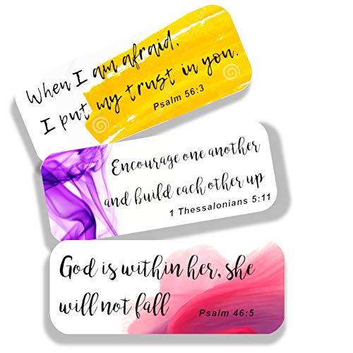 Product Cover Bible Verse Stickers (Set of 42 Stickers with 21 Christian Scripture)