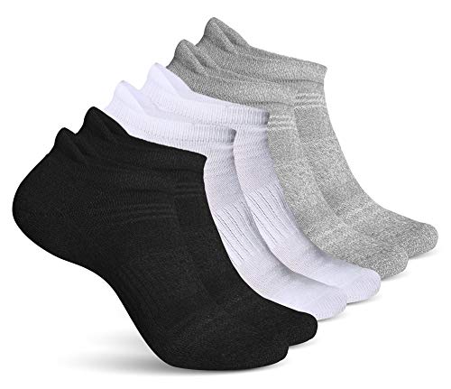Product Cover Men's Athletic Sport Ankle Socks - 6 Pairs - Low Cut Running No Show Support