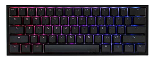 Product Cover Ducky One 2 Mini RGB LED 60% Double Shot PBT Mechanical Keyboard (Cherry MX Silver)