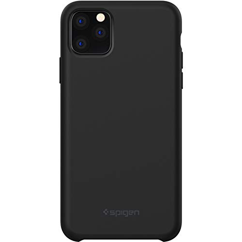 Product Cover Spigen Silicone Fit, Designed for iPhone 11 Pro Max Case (2019) - Black