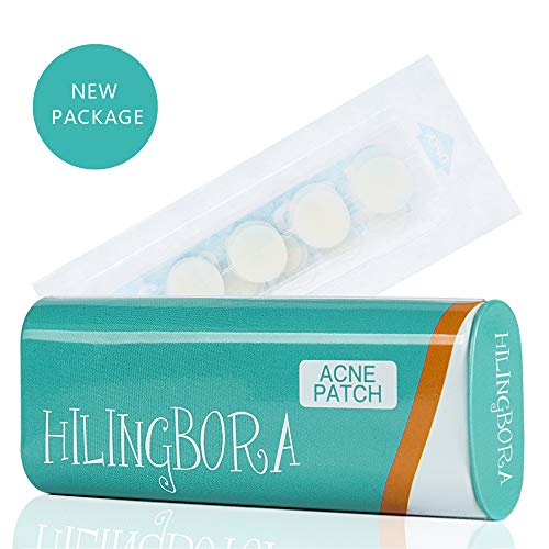 Product Cover Hilingbora Acne Pimple Healing Patch - 32 Two Sizes Patches Absorbing Cover, Invisible, Blemish Spot, Hydrocolloid, Skin Treatment, Facial Stickers, Blends In With Skin (1 Tin X 32 Patches)