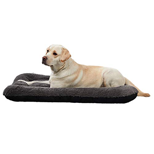Product Cover ANWA Dog Bed Large Size Dogs, Washable Dog Crate Bed Cushion, Dog Crate Pad Large Dogs 40 INCH