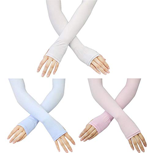Product Cover QMEET (3 PCS) UV Protection Cooling Arm Sleeves Cover for Women and Men
