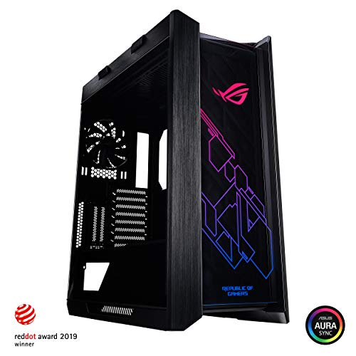 Product Cover Asus ROG Strix Helios GX601 RGB Mid-Tower Computer Case for up to EATX Motherboards with USB 3.1 Front Panel, Smoked Tempered Glass, Brushed Aluminum and Steel Construction, and Four Case Fans