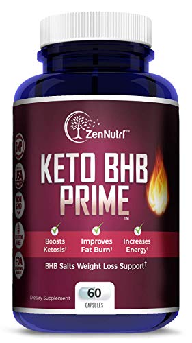 Product Cover Premium Keto BHB Salts Exogenous Ketones Supplement, Jumpstart Ketosis Weight Loss Diet, Burn Fat for Energy, Improve Focus, 60 Count