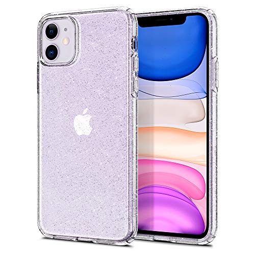 Product Cover Spigen Liquid Crystal Glitter Designed for Apple iPhone 11 Case (2019) - Crystal Quartz