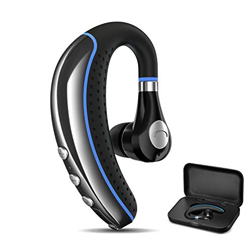 Product Cover Bluetooth Headset, FimiTech Wireless Earpiece V5.0 Ultralight Hands Free Business Earphone with Mic for Business/Office/Driving