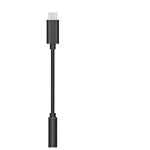 Product Cover USB-C to 3.5 mm Headphone Jack Adapter to 3.5mm Aux Audio Dongle Jack Cable USB C to AUX Adapter Compatible with More USB C Devices-Black