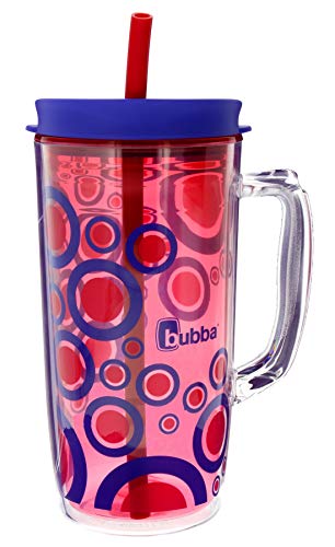 Product Cover Bubba Envy Insulated Tumbler with Straw, 48oz-Ideal Travel Mug with Handle that is Impact, Stain, Sweat, and Odor Resistant-Insulated Water Bottle to Take on the Go- Luau with Bubble Graphic