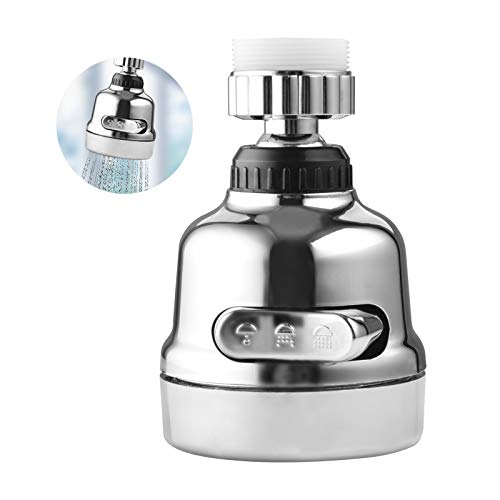 Product Cover Srmsvyd Movable Kitchen Faucet Head 360° Rotatable Faucet Sprayer Head Replacement Anti -Splash Tap Booster Shower and Water Saving Faucet for Kitchen.