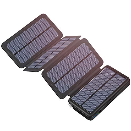 Product Cover Tranmix Solar Charger 25000mAh Power Bank with USB-C Port Waterproof Portable Phone Charger for Smart Phones, Tablets and More