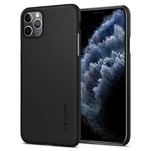Product Cover Spigen Thin Fit, Designed for iPhone 11 Pro Case (2019) - Black